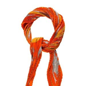 Hermès Coeli  Hemispharium plisse scarf